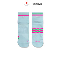SHYU - Quarter Crew - Foam - Pink - Green